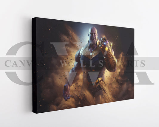 Thanos The Chaotic King Canvas Wall Art