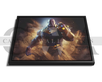 Thanos The Chaotic King Canvas Wall Art