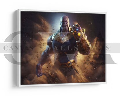 Thanos The Chaotic King Canvas Wall Art