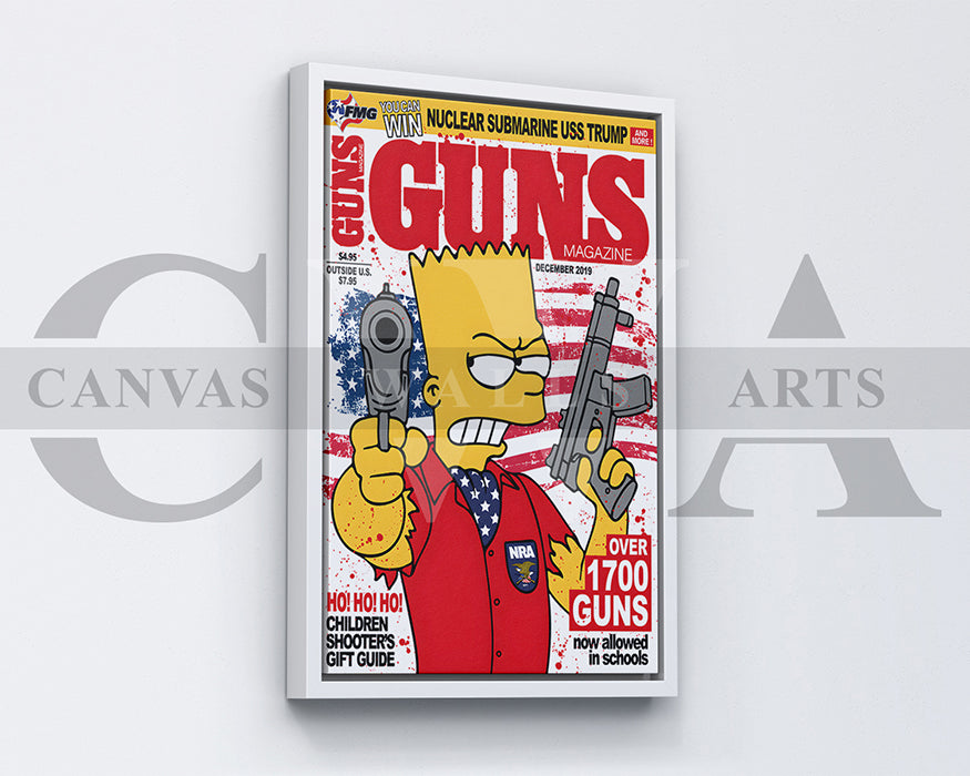 The American Children Dream Canvas Wall Art