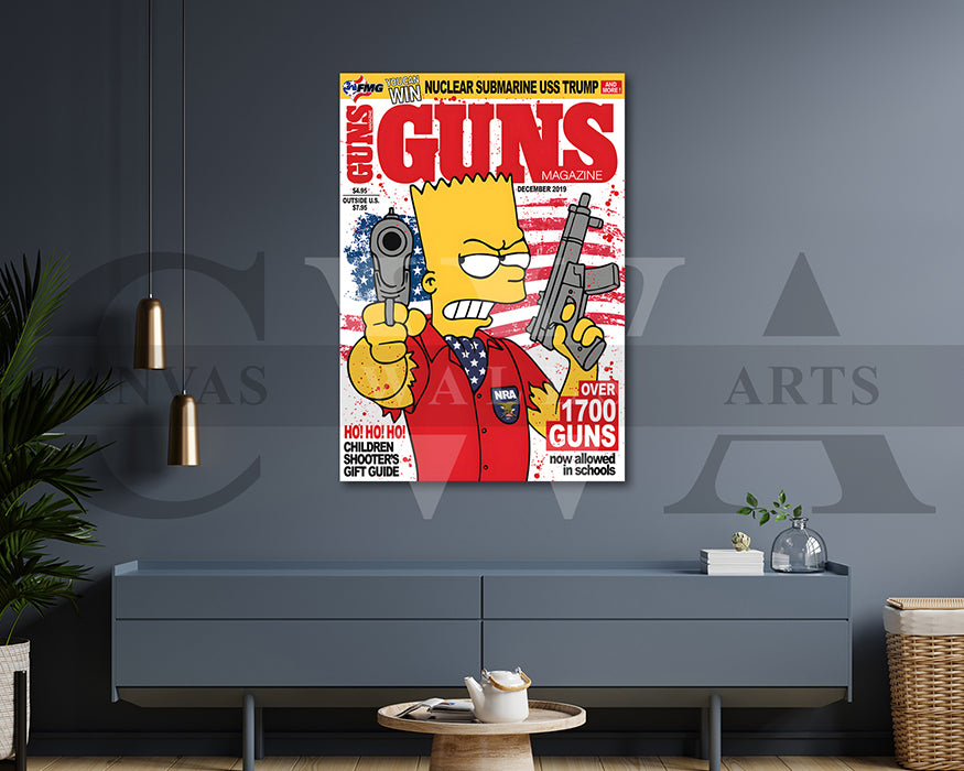 The American Children Dream Canvas Wall Art