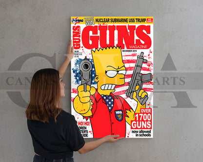 The American Children Dream Canvas Wall Art