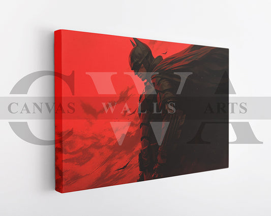 The Batman A Titan Of Justice Canvas Wall Art