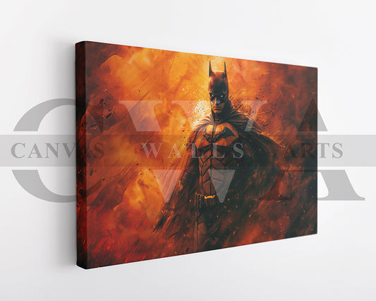 The Batman Shadows Of Justice Canvas Wall Art