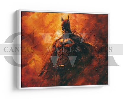 The Batman Shadows Of Justice Canvas Wall Art