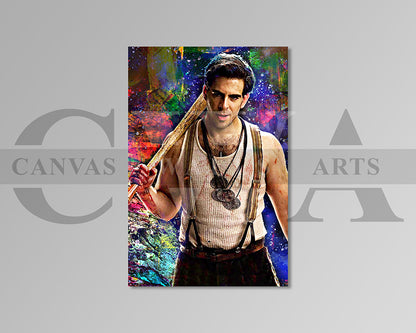 The Bear Jew Canvas Wall Art Abstract Movie Poster Print