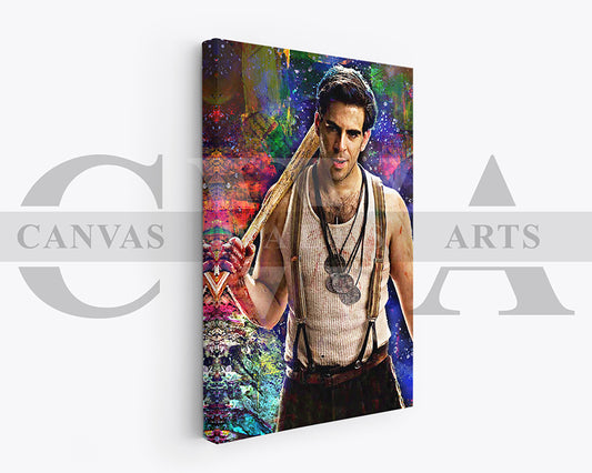 The Bear Jew Canvas Wall Art Abstract Movie Poster Print