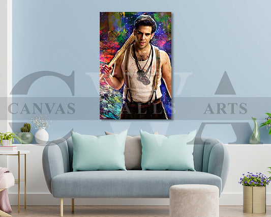 The Bear Jew Canvas Wall Art Abstract Movie Poster Print
