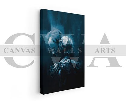 The Clown Canvas Wall Art Abstract Movie Poster Print