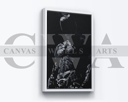 The Dark Knight Canvas Wall Art Abstract Movie Poster