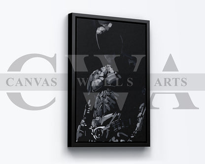 The Dark Knight Canvas Wall Art Abstract Movie Poster