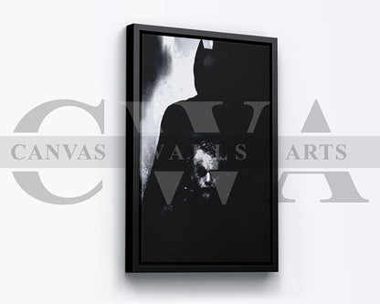 The Dark Knight Canvas Wall Art Abstract Movie Poster