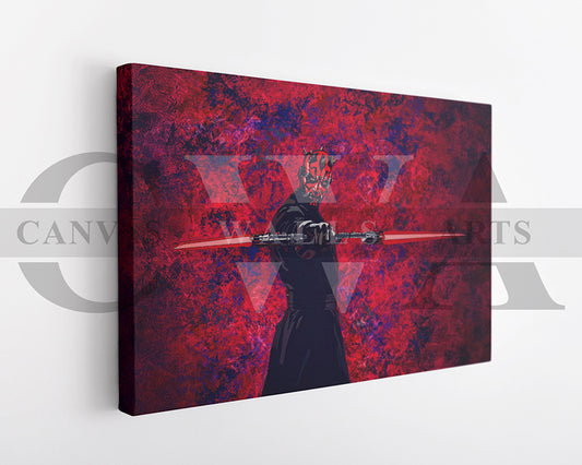 The Darth Maul Canvas Wall Art