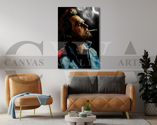 The Driver Canvas Wall Art Abstract Movie Poster Print