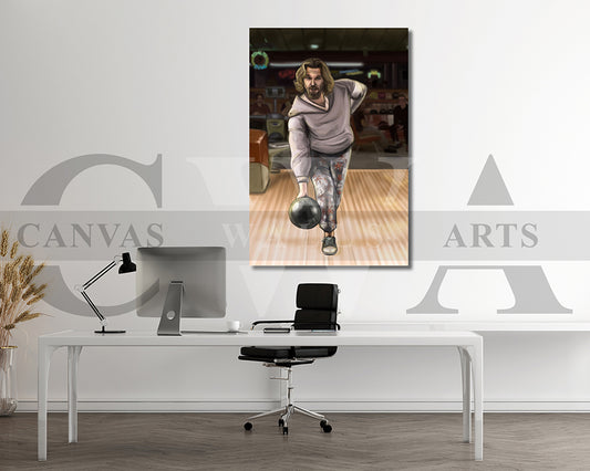 The Dude Canvas Wall Art