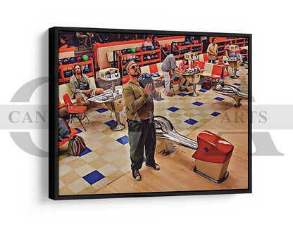 The Big Lebowski Canvas Wall Art Movie Poster