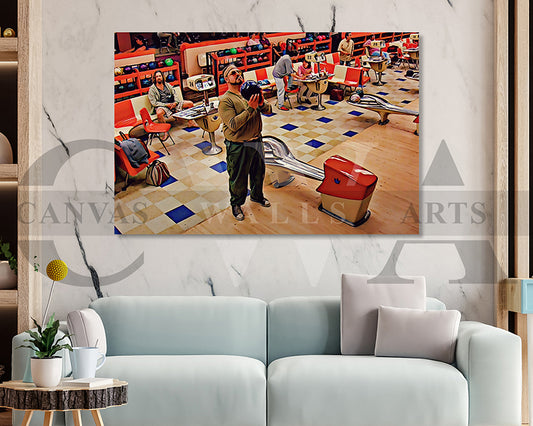 The Big Lebowski Canvas Wall Art Movie Poster