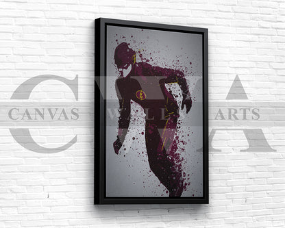 The Flash Canvas Wall Art