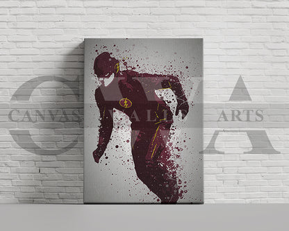 The Flash Canvas Wall Art