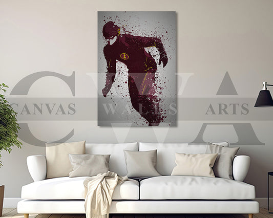 The Flash Canvas Wall Art