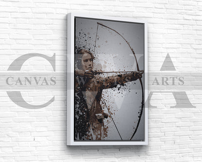 The Hunger Games Mockingjay Canvas Wall Art