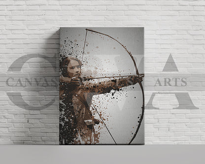 The Hunger Games Mockingjay Canvas Wall Art
