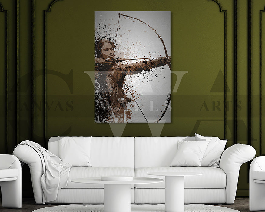 The Hunger Games Mockingjay Canvas Wall Art