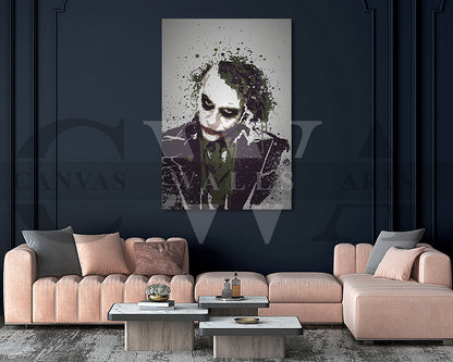 The Joker Canvas Wall Art