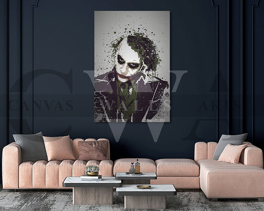 The Joker Canvas Wall Art