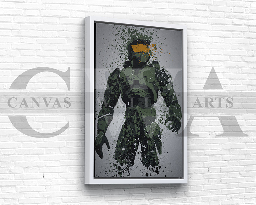 The Master Chief Canvas Wall Art