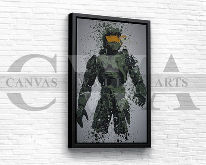 The Master Chief Canvas Wall Art