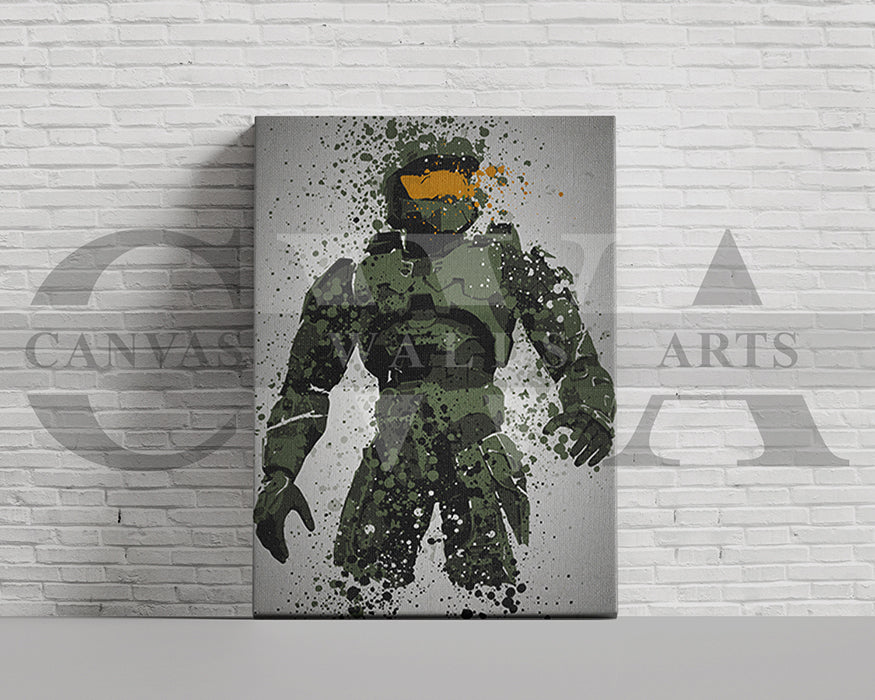 The Master Chief Canvas Wall Art