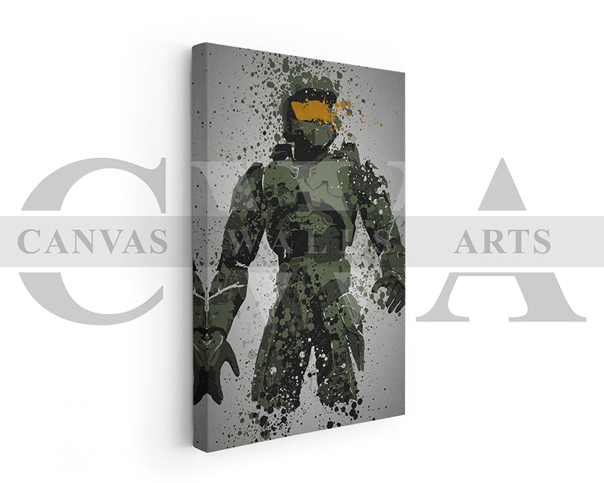 The Master Chief Canvas Wall Art