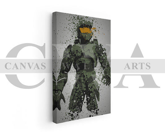 The Master Chief Canvas Wall Art