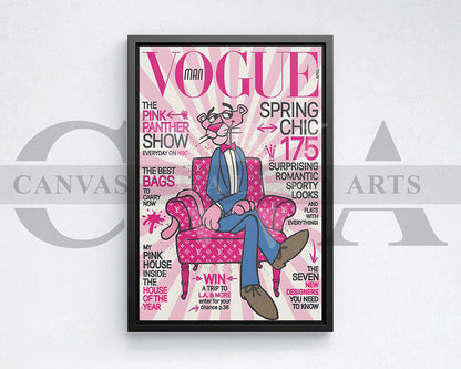The Pink Panther Show Canvas Wall Art