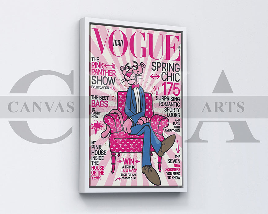 The Pink Panther Show Canvas Wall Art