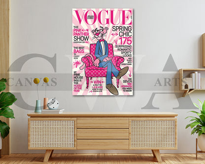 The Pink Panther Show Canvas Wall Art