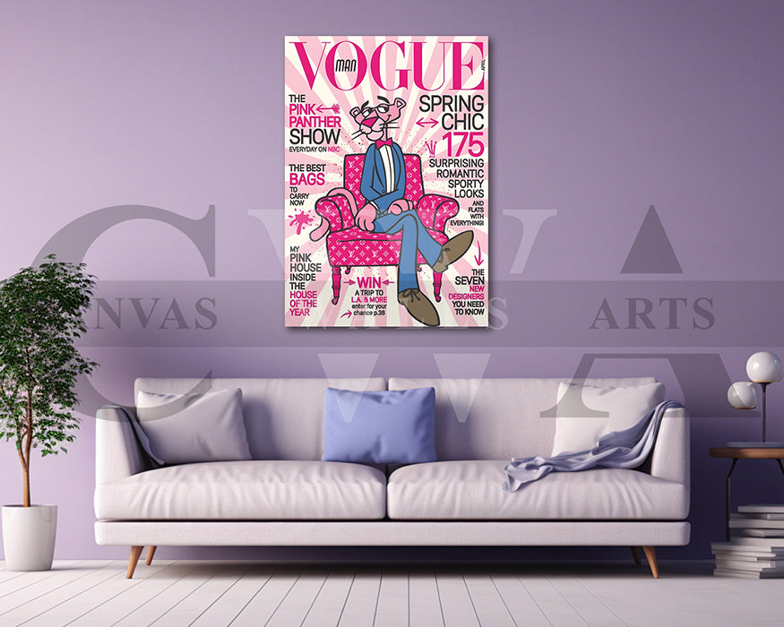 The Pink Panther Show Canvas Wall Art
