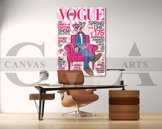 The Pink Panther Show Canvas Wall Art