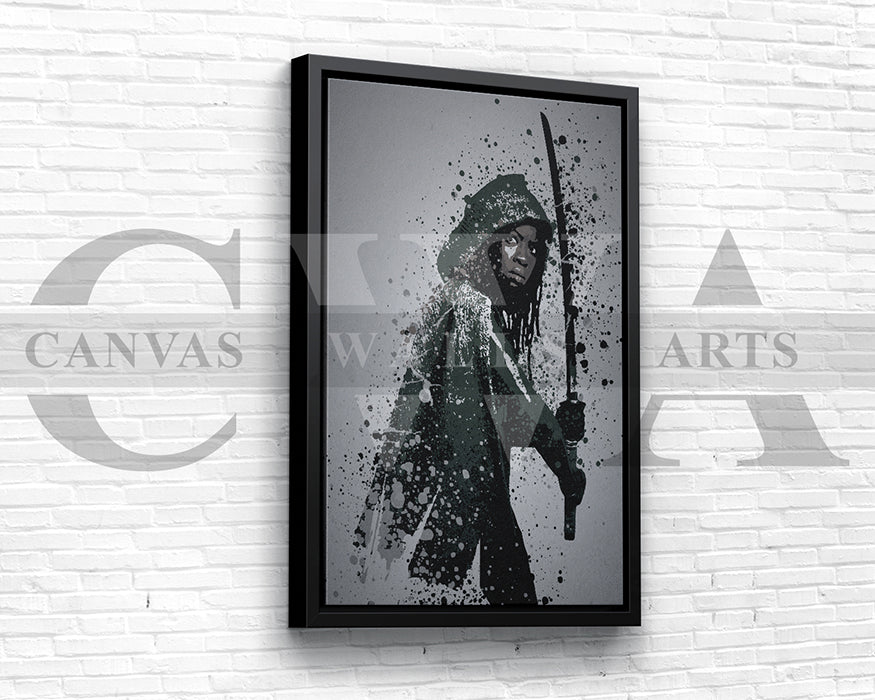 The Walking Dead Samurai Canvas Wall Art
