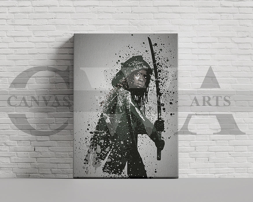 The Walking Dead Samurai Canvas Wall Art