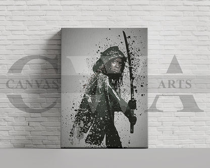 The Walking Dead Samurai Canvas Wall Art