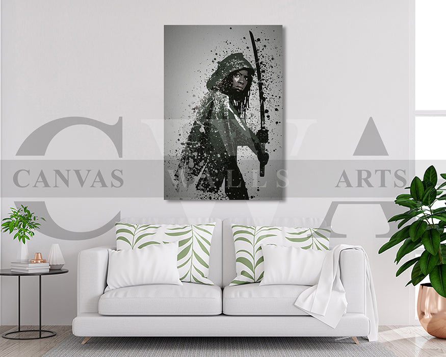The Walking Dead Samurai Canvas Wall Art