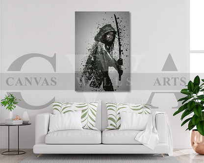 The Walking Dead Samurai Canvas Wall Art
