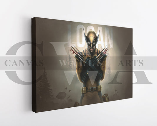 The Wolverine Strikes Back Canvas Wall Art