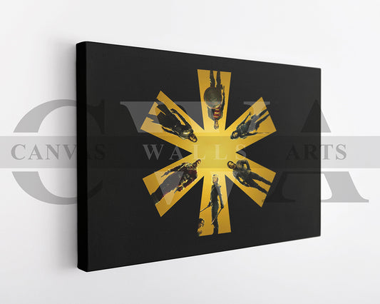 Thunderbolts Canvas Wall Art