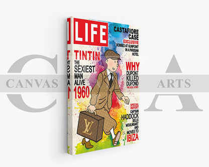 TinTin Life Canvas Wall Art