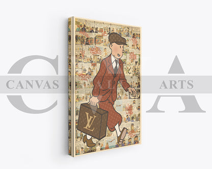 Tintin Canvas Wall Art