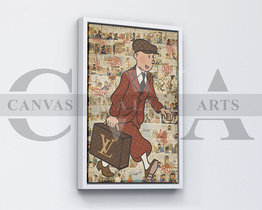 Tintin Canvas Wall Art