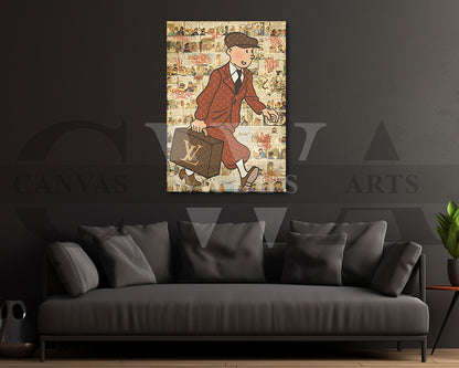Tintin Canvas Wall Art